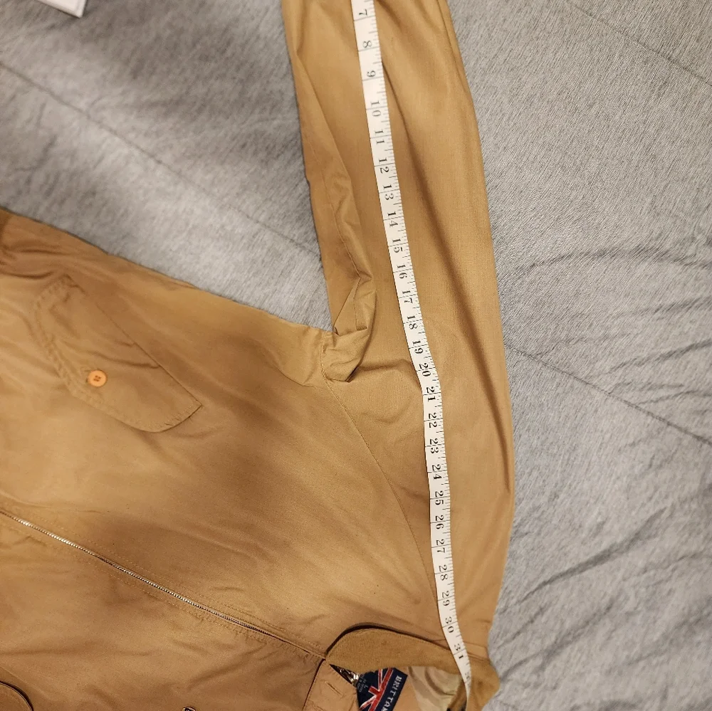 Vintage Brittania Westwind Jacket Men's Large Brown Lined Full Zip - Picture 10 of 10